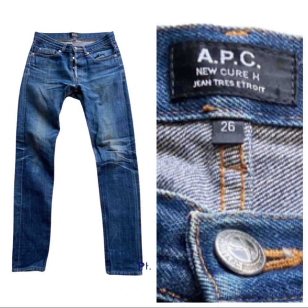 APC New Cuir H Tres Etroit Jeans